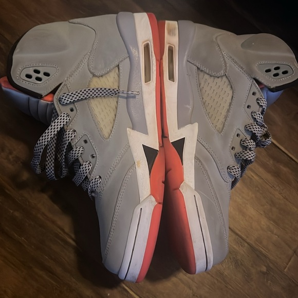 Jordan 5 Retro GG Hot Lava Prewowned Sz 8.5Y - Picture 7 of 13